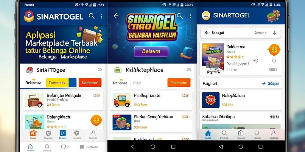 Tampilan antarmuka SINARTOGEL yang mudah digunakan untuk belanja online.