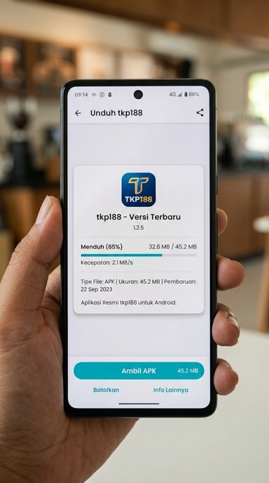 Tampilan halaman APK tkp188